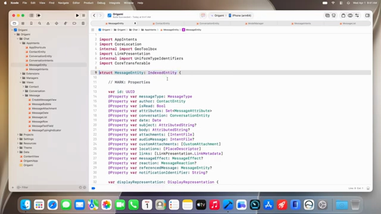 App Intents 與 Siri 自然語言操作 截圖