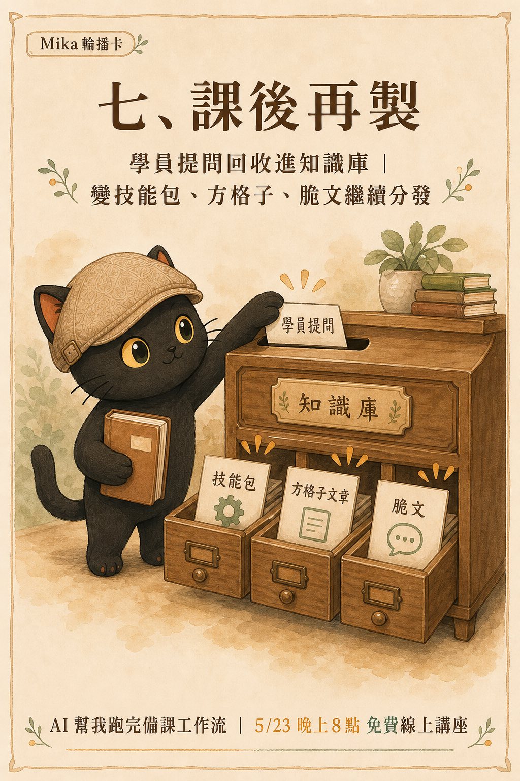 課後再製