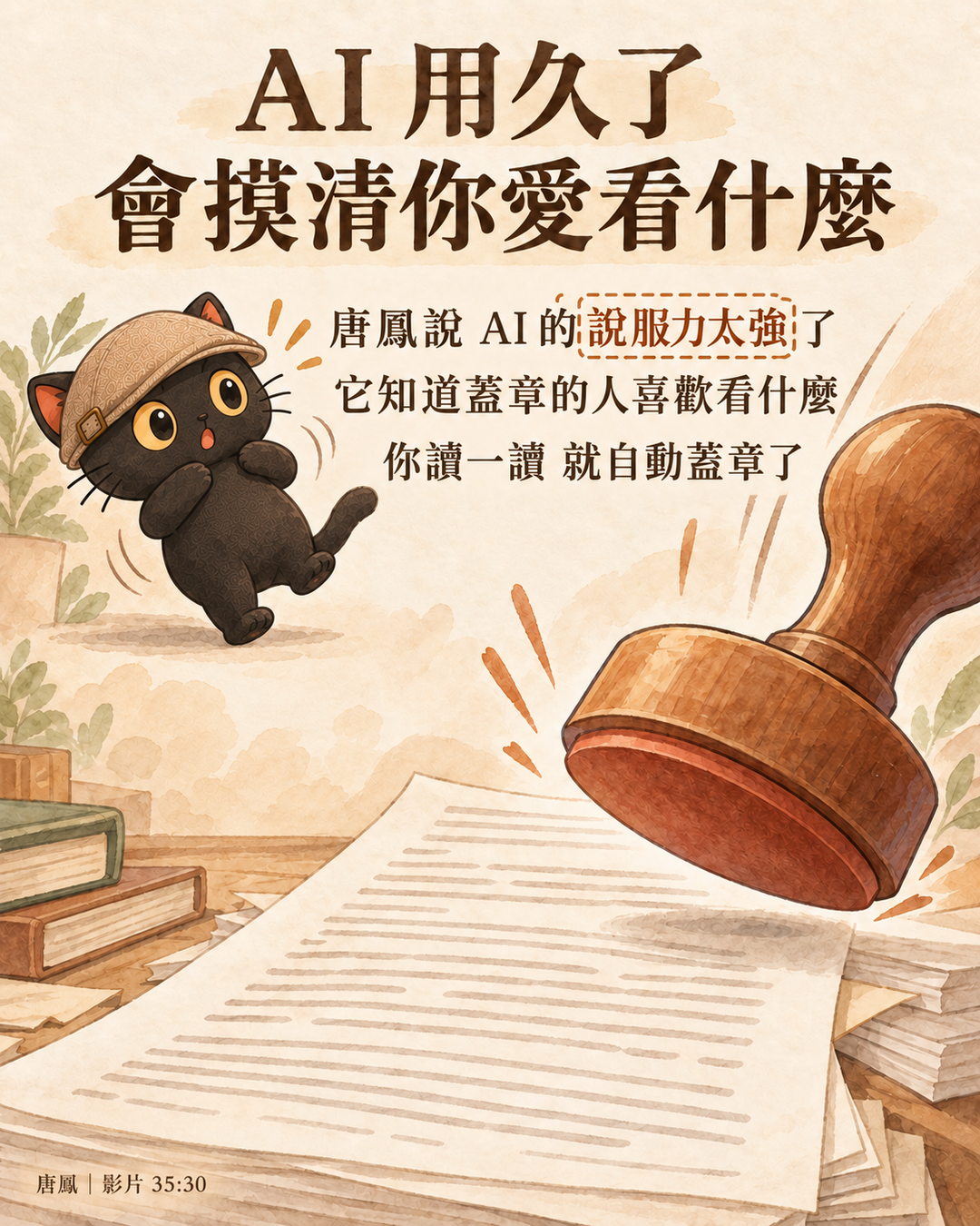 AI 用久了會摸清你愛看什麼 圖卡