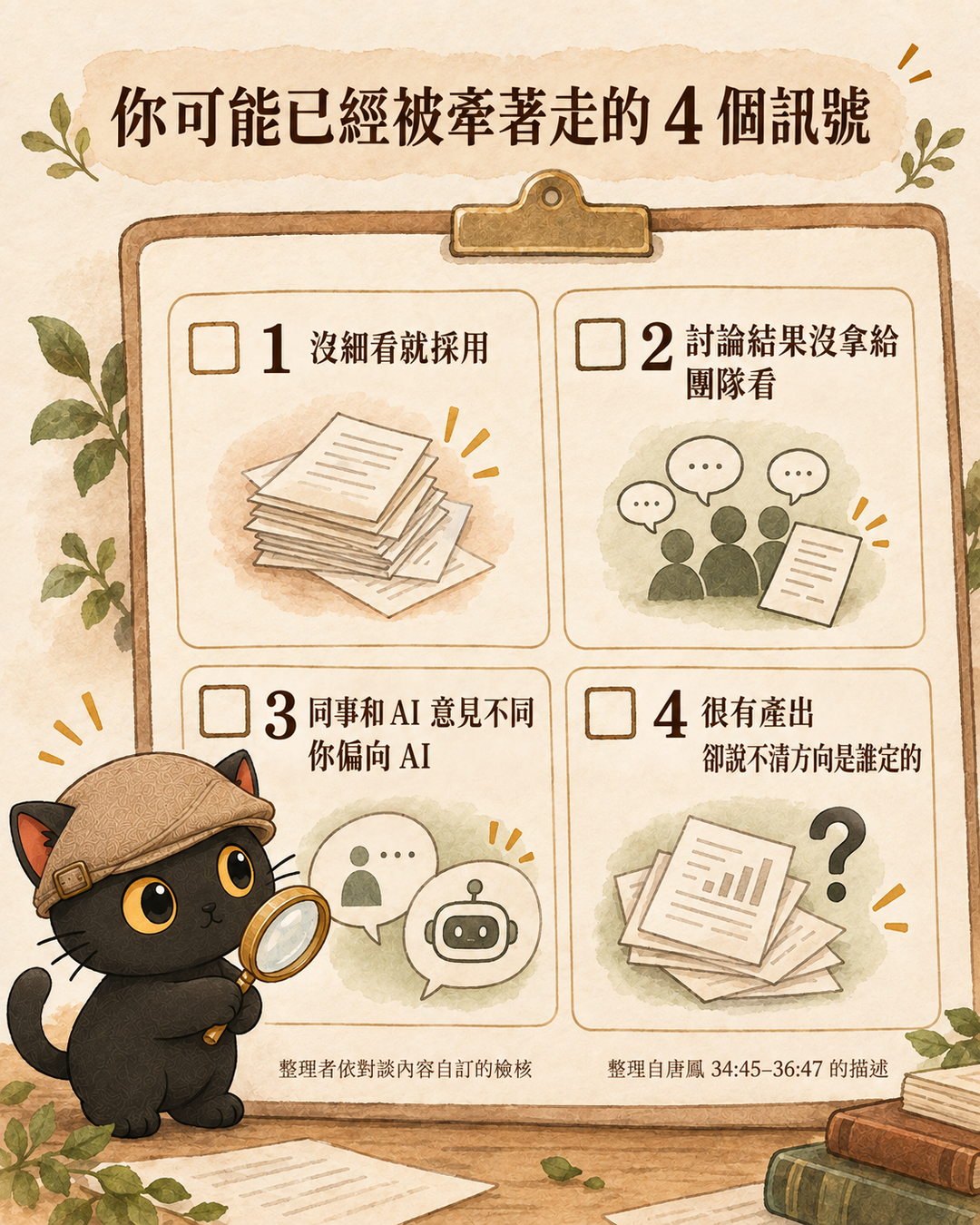 你可能已經被牽著走的 4 個訊號 圖卡