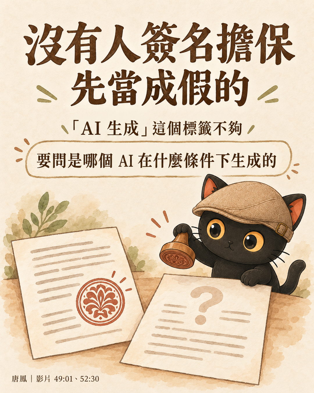 沒有人簽名擔保先當成假的 圖卡