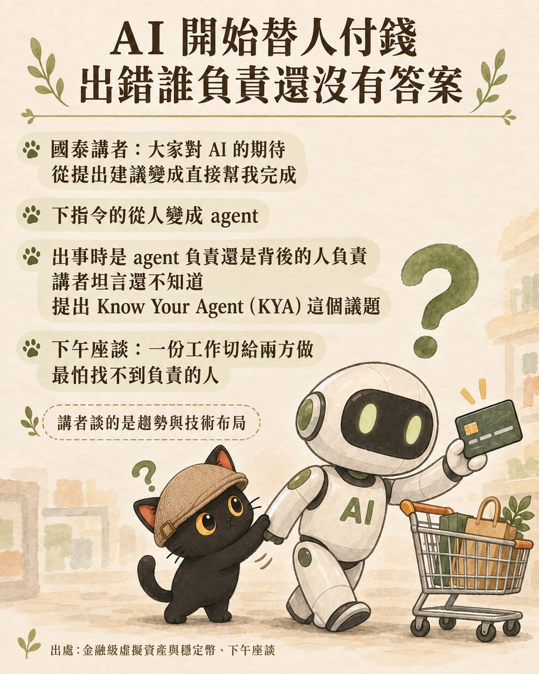 AI 開始替人付錢 出錯誰負責還沒有答案 圖卡