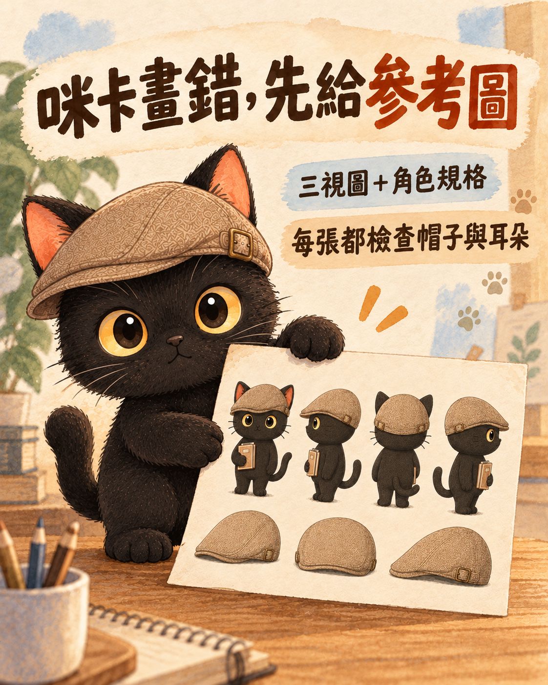 附角色圖後生好的咪卡