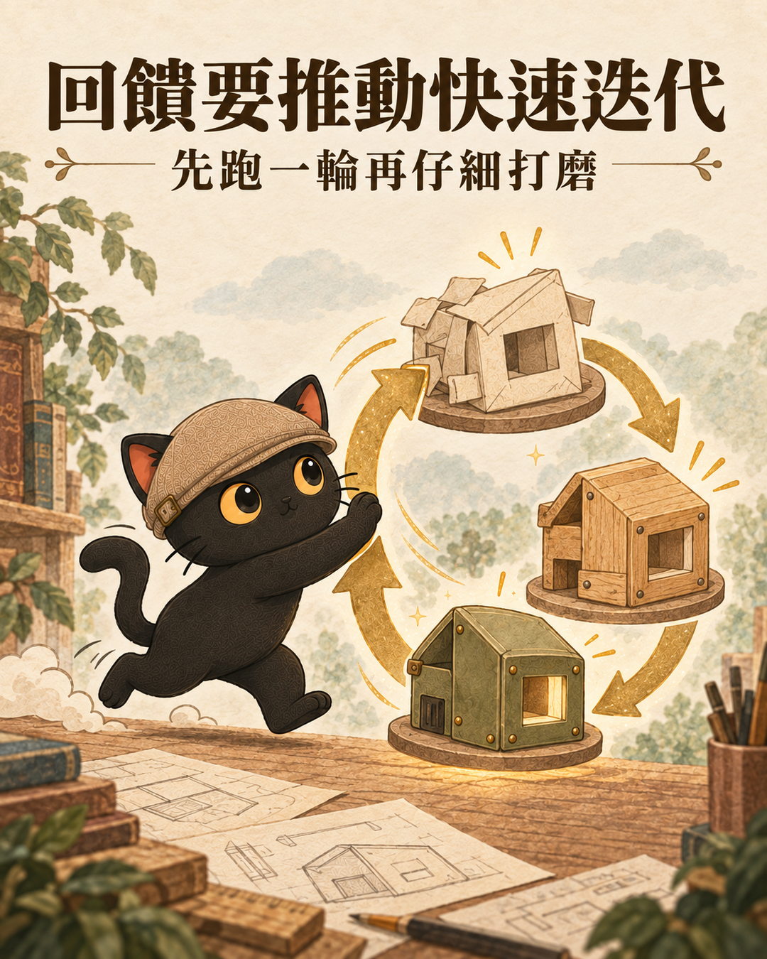 咪卡輪播卡，第五層：快速迭代