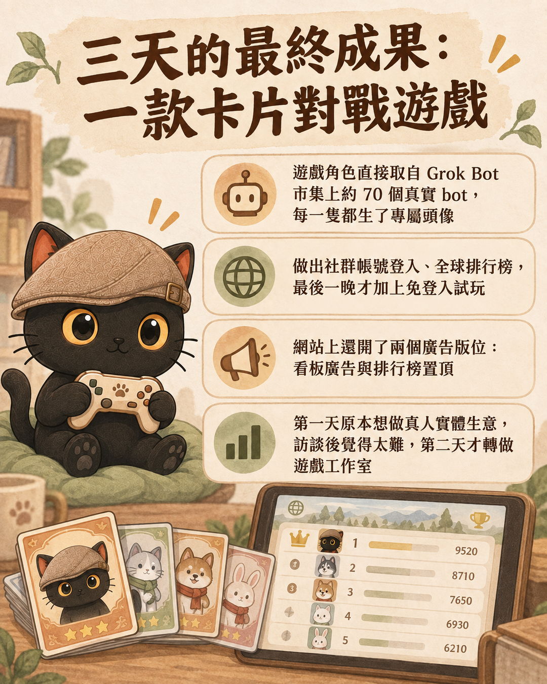 Day 3 三天的最終成果輪播卡