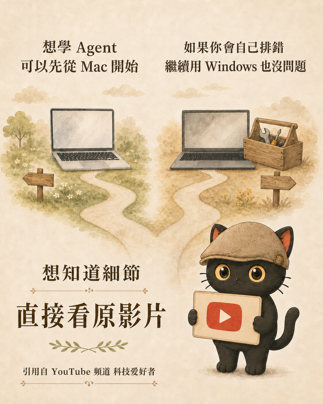 Mac 與 Windows 兩條選擇路線的咪卡圖卡